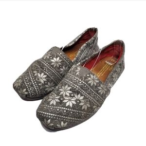 Women's TOMS Classic Aztec Corduroy Lined Flats